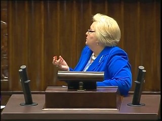Poseł Maria Nowak - Wystąpienie z dnia 12 wrze�nia 2014 roku.