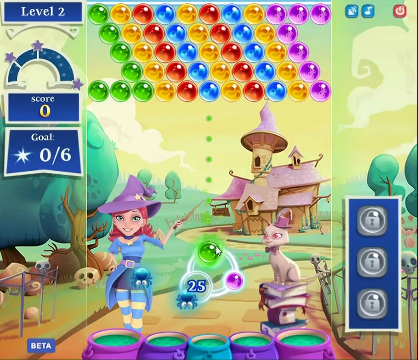 Bubble Witch Saga 2 Level 2