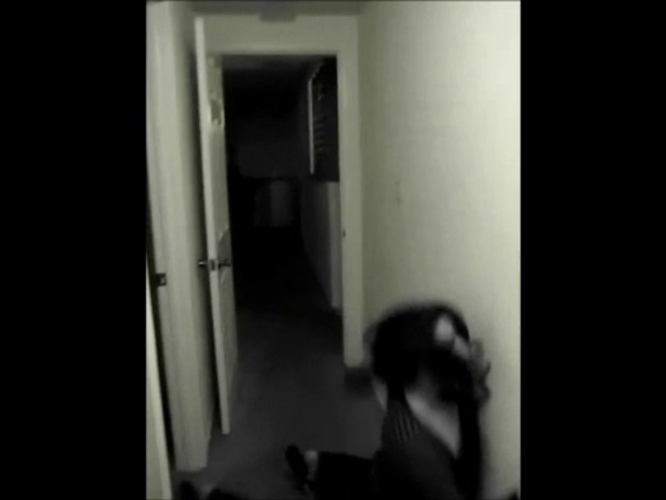 Drunk girl faceplant into wall