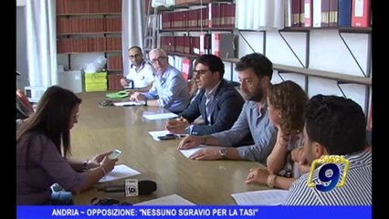 ANDRIA | Opposizione: “Nessuno sgarvio per la Tasi”