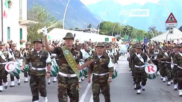 ALPINI VERSO IL RADUNO TRIVENETO