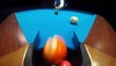 GoPro Video of a Man Performing Impressive Billiard Trick Shots