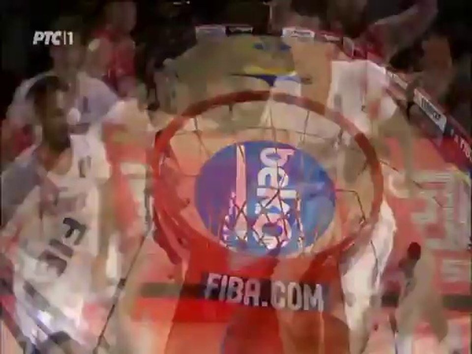 M. Raduljica - Odbojkaski potez u kosarci / Francuska 85:90 SRBIJA