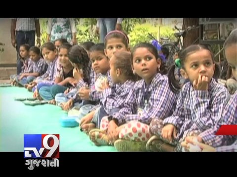 No 'Chapati' in mid-day meals despite automatic machine worth Rs.30 lakh, Rajkot - Tv9 Gujarati