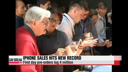 First day iPhone pre-orders hit new record, logging 4 million