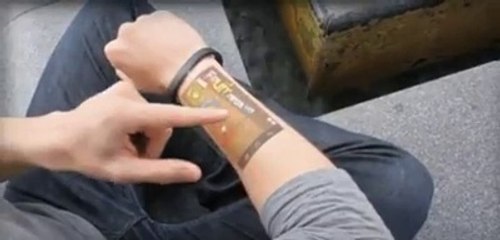 Nova tecnologia-PULSEIRA CICRET VOCE VAI USAR COMO USA O smartphone , DIRETAMENTE NA SUA PELE .