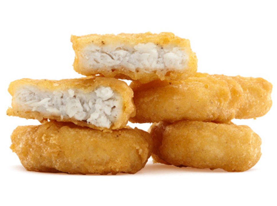 Howto peel chicken mcnuggets