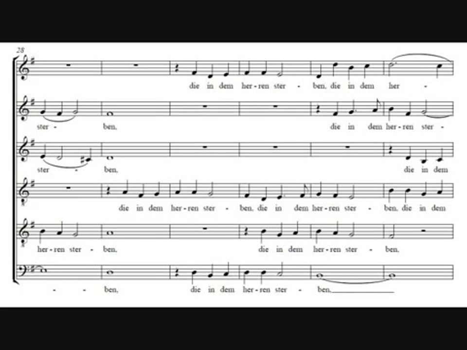 Selig sind die Toten (Schütz) - The Cambridge Singers