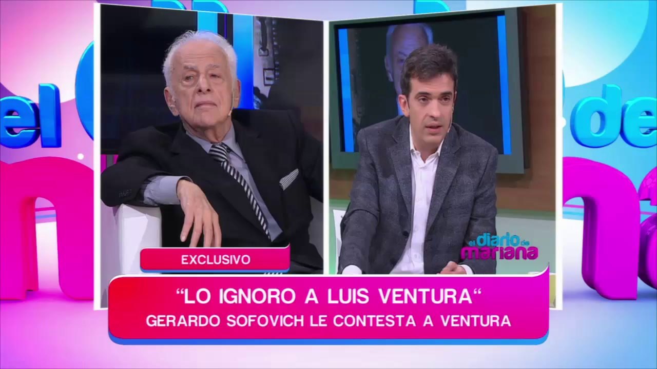 Gerardo Sofovich: "Lo ignoro a Luis Ventura"