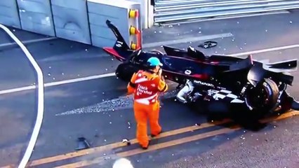 Chocante! Fórmula E estreia com acidente incrível