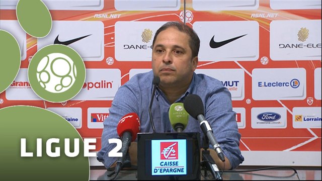 Conférence de presse AS Nancy-Lorraine - FC Sochaux-Montbéliard (1-1) : Pablo CORREA (ASNL) - Olivier ECHOUAFNI (FCSM) - 2014/2015