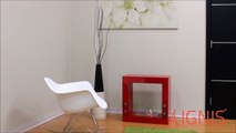 Tectum Mini Freestanding Ethanol Fireplace by Ignis at CleanFlames.com