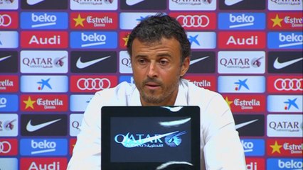 Luis Enrique, satisfecho con la victoria frente al Athletic