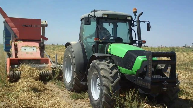 deutz fahr 410 dt fasulye hasatında