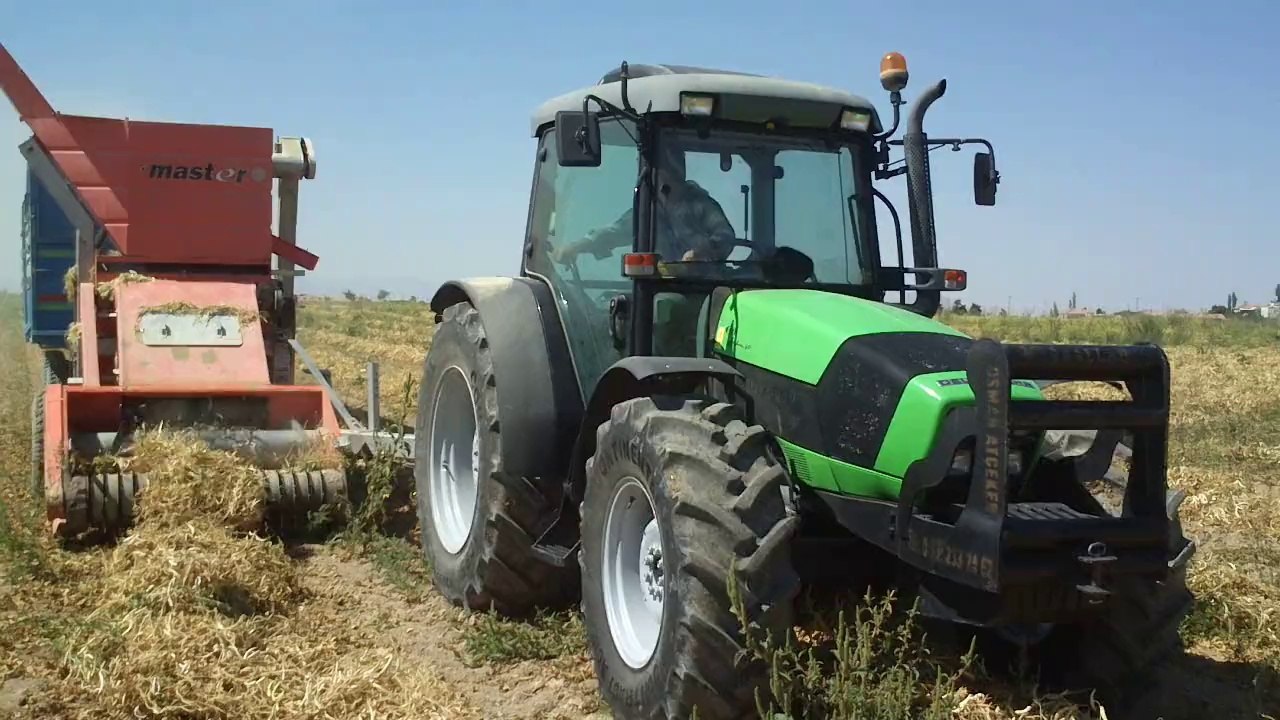 deutz fahr 410 dt fasulye hasatında