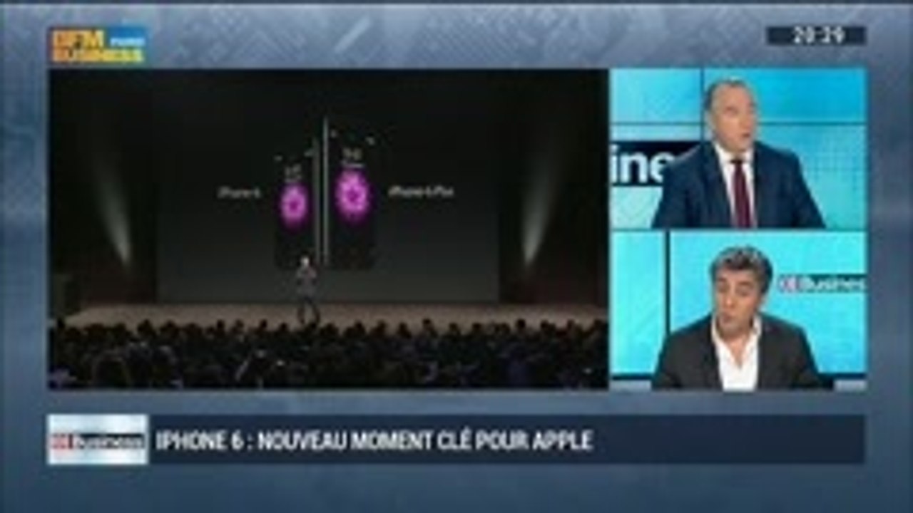 Pourquoi les annonces d’Apple représentent-elles un moment clé de son histoire ?: Christofer Ciminelli, Pascal Samama et Christophe Pecquerie, dans 01Business - 13/09 3/4