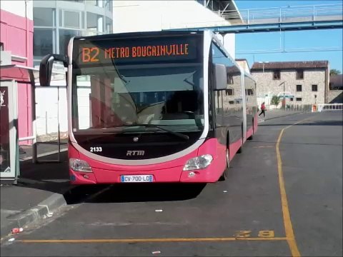 [Sound] Bus Mercedes-Benz Citaro G C2 €uro 5 BHNS TGB n°2133 de la RTM - Marseille sur la ligne B2