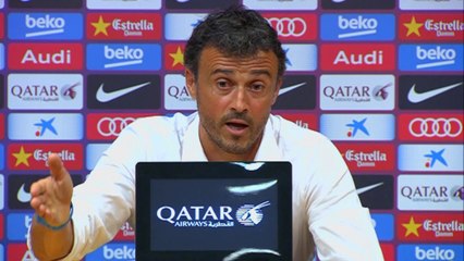 Luis Enrique, políticamente correcto, no quiere hablar de la Diada