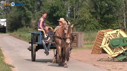 Tiener tuigt tentoonstelling met oude trekkers op - RTV Noord