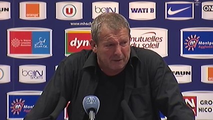Rolland Courbis aprè MHSC 1-0 FC Lorient (5ème journée L1)