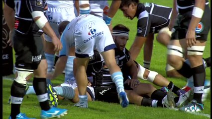Bayonne-Brive: Essai Simon Labouyrie (BAY) - J5 - Saison 2014-2015
