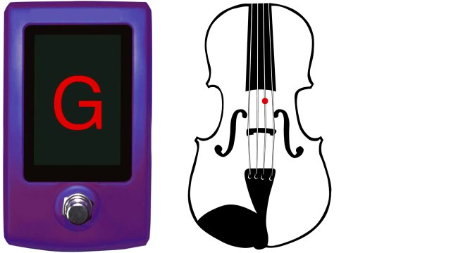 Violin Tuner - Fiddle Tuner - Open G Tuning