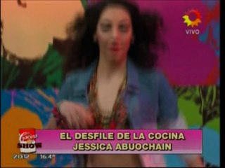 Jess Abouchain. Desfile @pagochico @Cocina2014