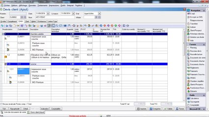EBP Bâtiment 2014 : Les devis et factures