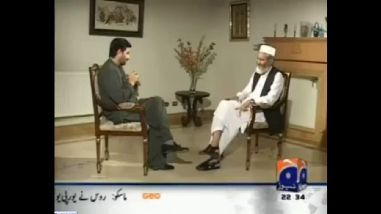 Siraj ul Haq's awesome response to Saleem Safi on PTI dance