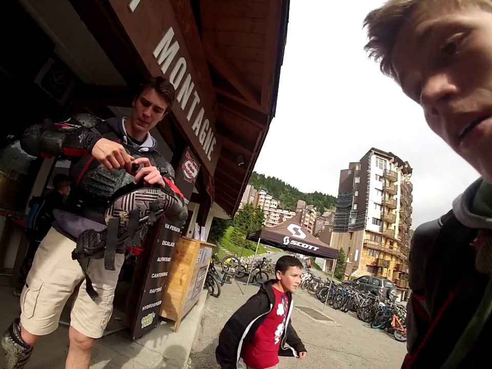 VTT arrivée station