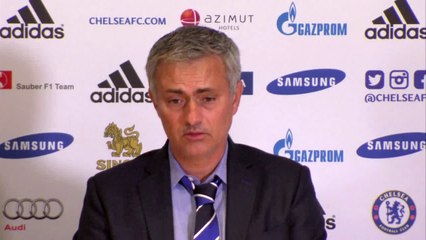 Jose Mourinho celebrates Chelsea's  fantastic  second half against Swansea in the Premier League
