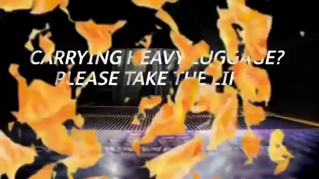 Network Rail Releases Cautionary CCTV Fotage Of People Falling Down Escalators