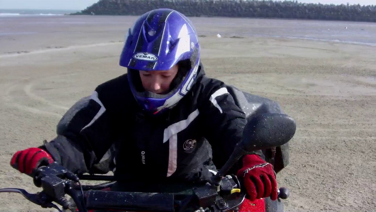 Le Dyno-quad sur la plage !!!