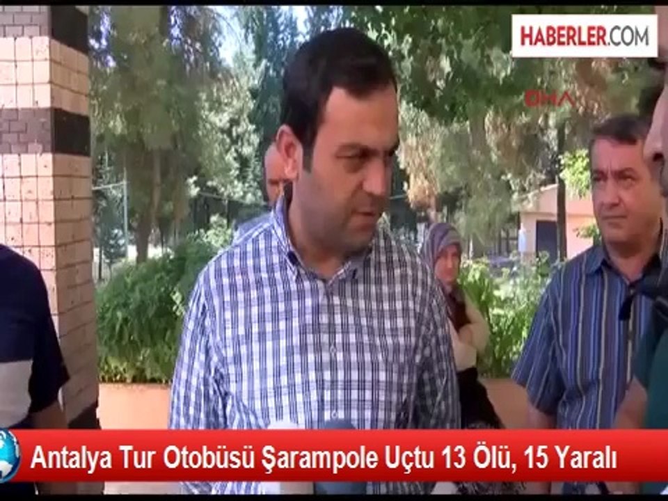 Antalya'daki Kazada Morg Önünde Acı Bekleyiş