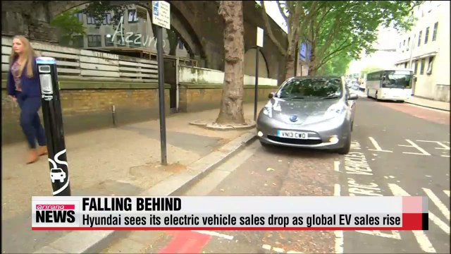 Hyundai sees its electric vehicle sales drop as global EV sales rise
