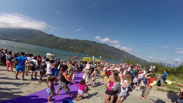 AVANT LE DÉPART TRIATHLON AIX LES BAINS 2014