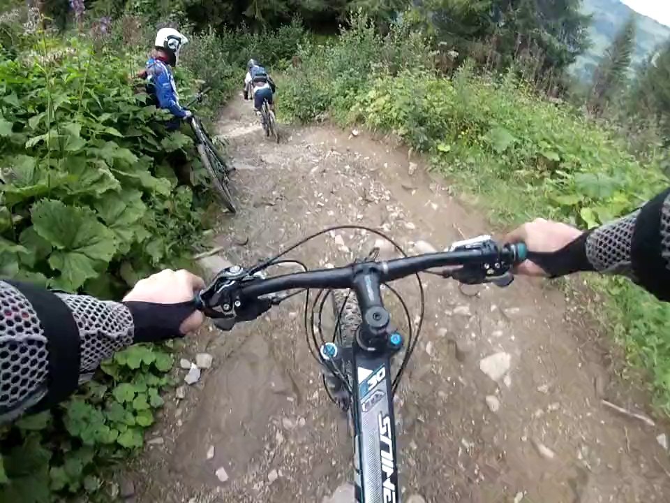 VTT descente Lindarets 1
