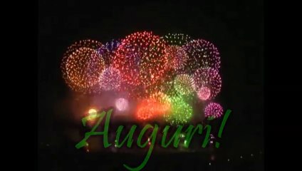 Auguri fuochi d'artificio