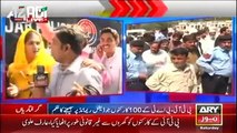 PTI protests at F8 Courts; One PTI workers faints inside the prison bus, finally taken out