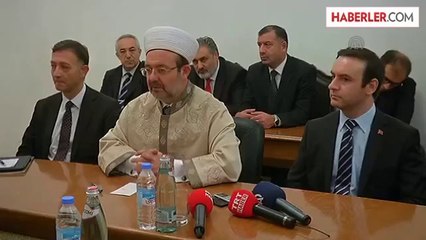 Diyanet İşleri Başkanı Görmez, Arçil Khabadze ile görüştü -