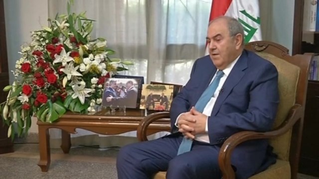 Iraqi Vice President Allawi offers his support to Prime Minister Abadi