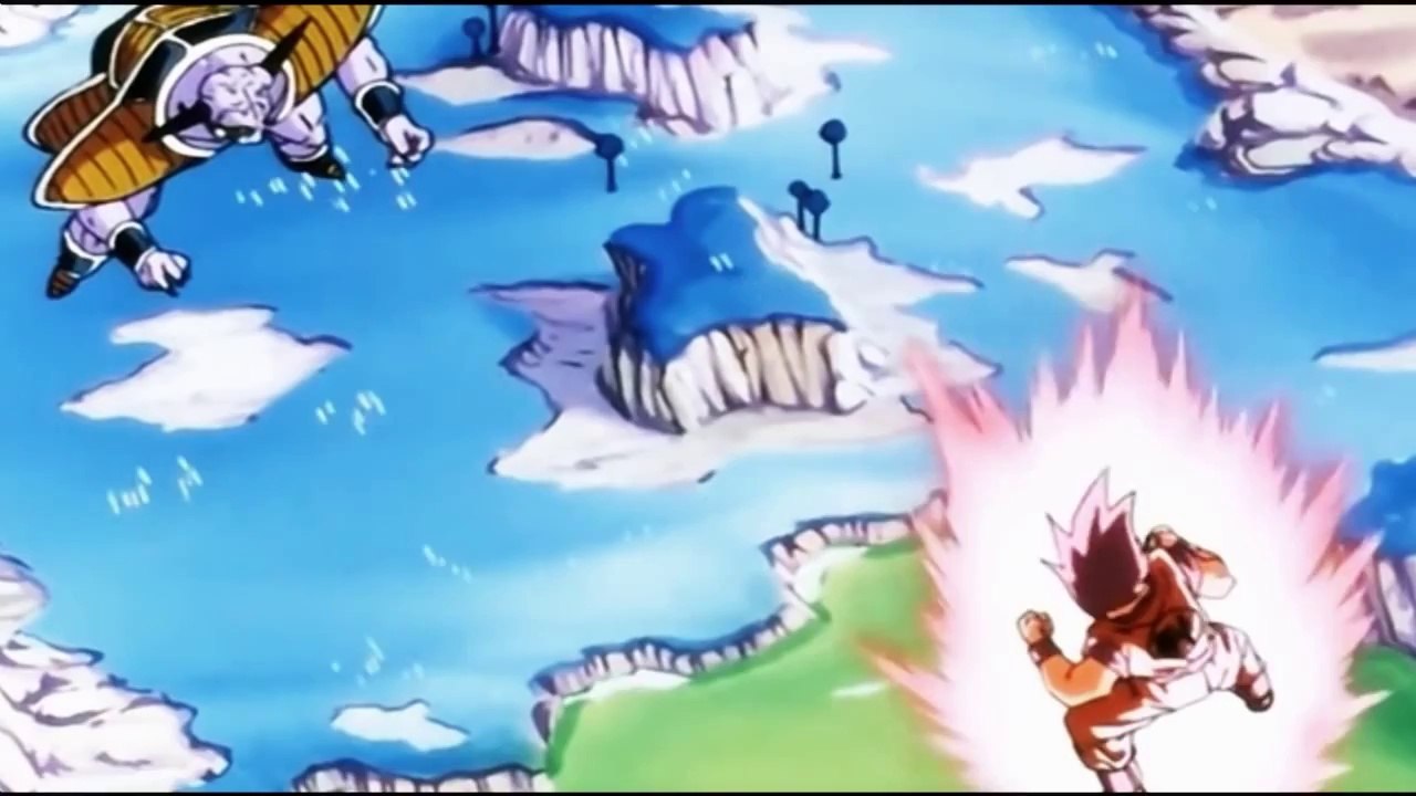 Goku Powers up for Captain Ginyu