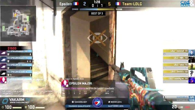 ESWC Qualifier Vakarm #1 - Epsilon vs LDLC