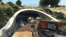 INVISIBLE BMX RACE GTA 5 Funny Moments E295 (GTA V Online).