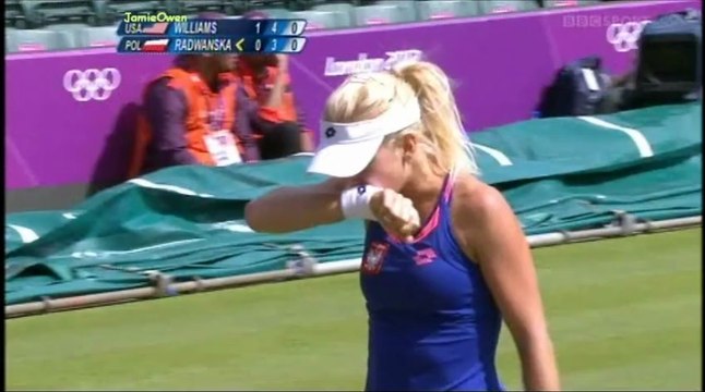 Serena Williams vs Urszula Radwanska 2012 London R2 Highlights
