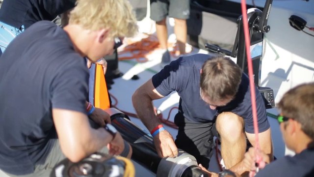 SAILING: Volvo Ocean Race: Team Vestas Wind win practice event