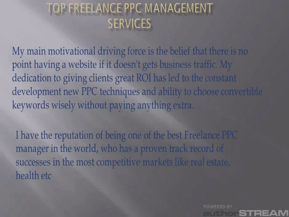 PPC Freelancer POojarai