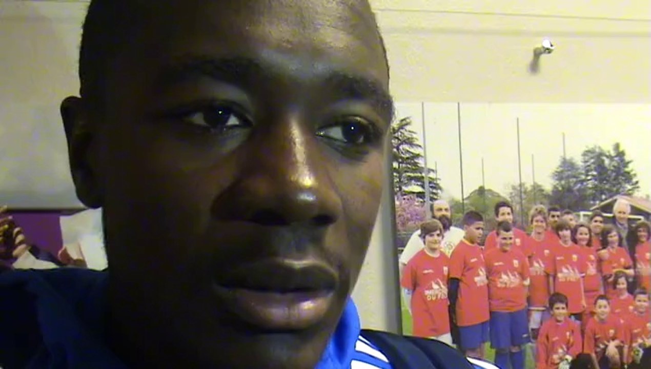 Réaction de Giannelli Imbula en zone mixte après Evian TG-OM (1-3)