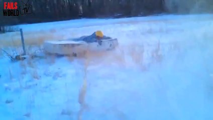 Mattress Sled VS Metal Pole Fail - Fails World