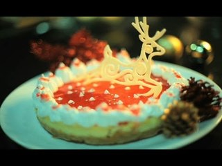 Christmas Special || Learn How To Make A Strawberry Cheese Cake By  Maithily